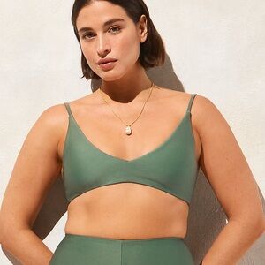 NWOT J.Crew Classic Sculpt Sage Bikini Top – Size S Cup A B